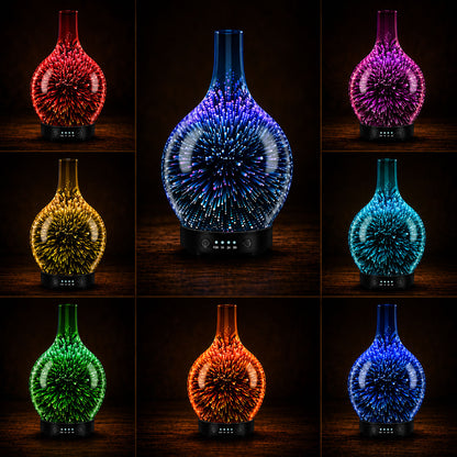 The Mystery Aroma Bundle: 3D Glass Aroma Oil Diffuser + FREE Surprise Gift