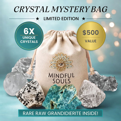 Mega Crystal Mystery Bag | Premium Stone + 5 Surprise Crystals