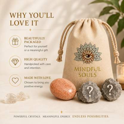 Crystal Mystery Bag: Peach Moonstone Edition