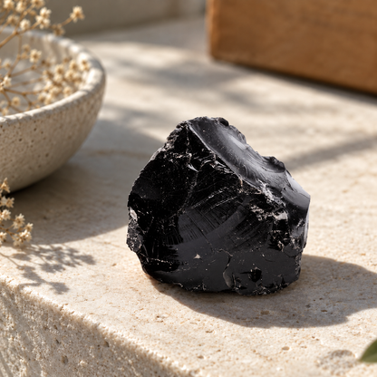 Crystal Mystery Bag – Black Obsidian Empath Shield Edition