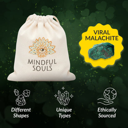 Crystal Mystery Bag – MALACHITE POWER EDITION