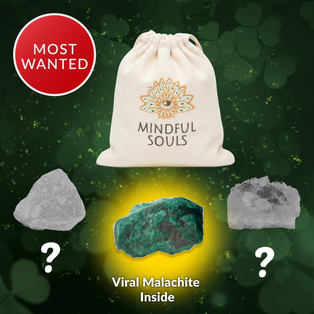 Crystal Mystery Bag – MALACHITE POWER EDITION
