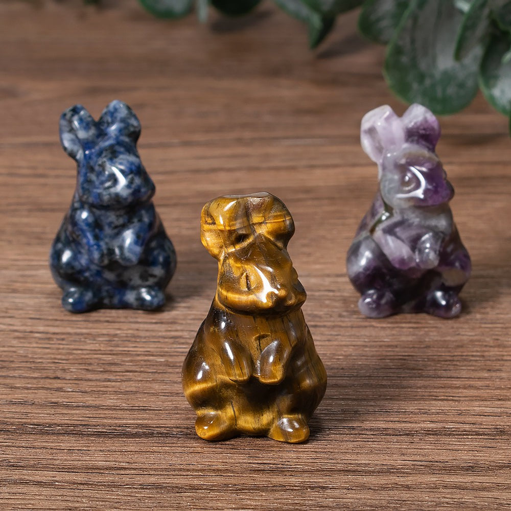 Easter Crystal Rabbit Charming Easter Bunny Crystal Figurine – Mindful Souls Australia