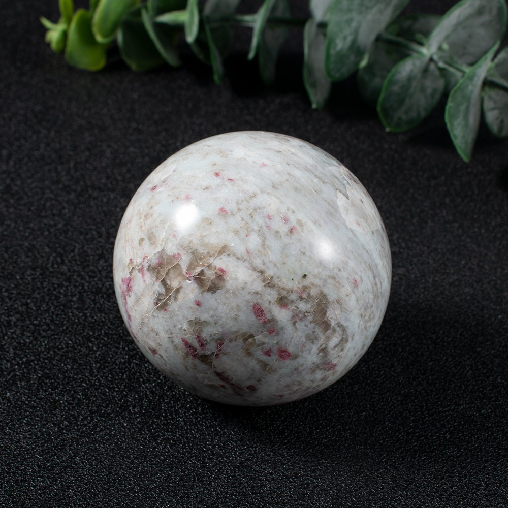 Pink Tourmaline Crystal Sphere