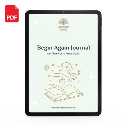 Digital Mental Health Planner "Begin Again"