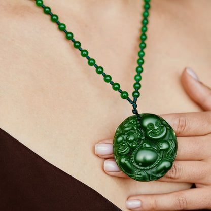 Jade Buddha Necklace