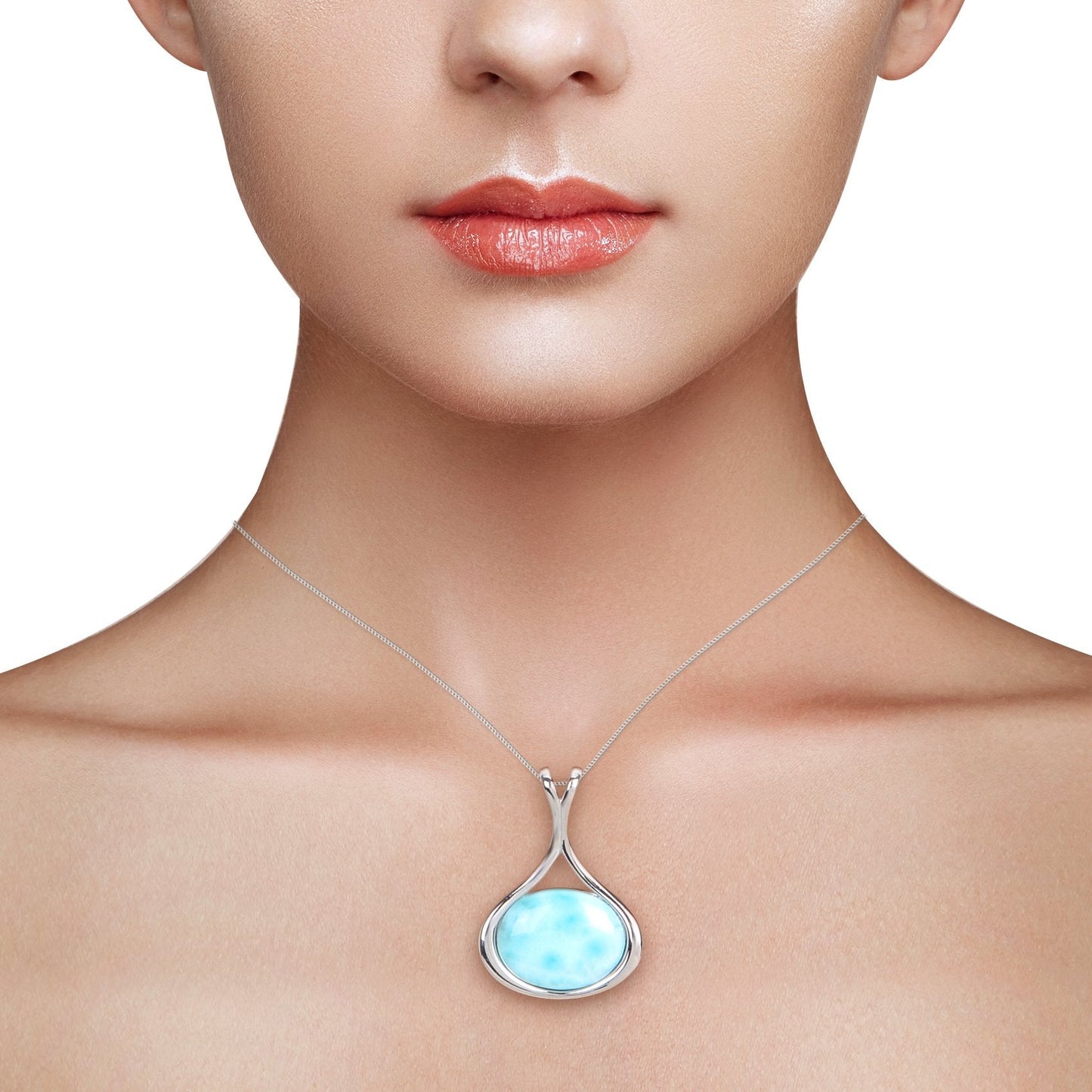 Larimar Mermaid Necklace