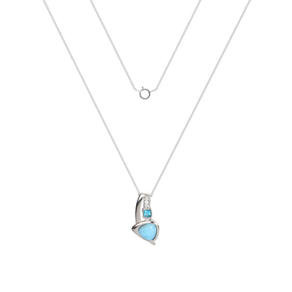 Larimar Trinity Necklace