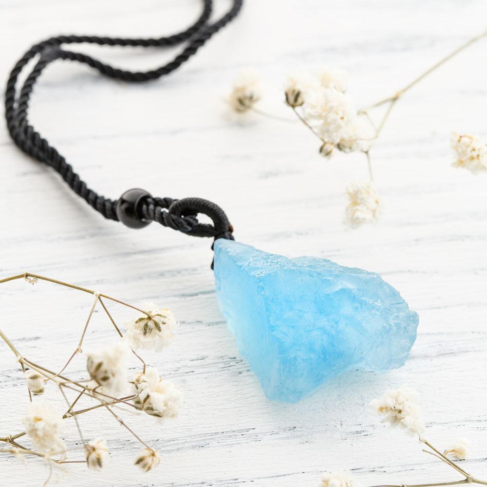 Breathing Aquamarine Pendant