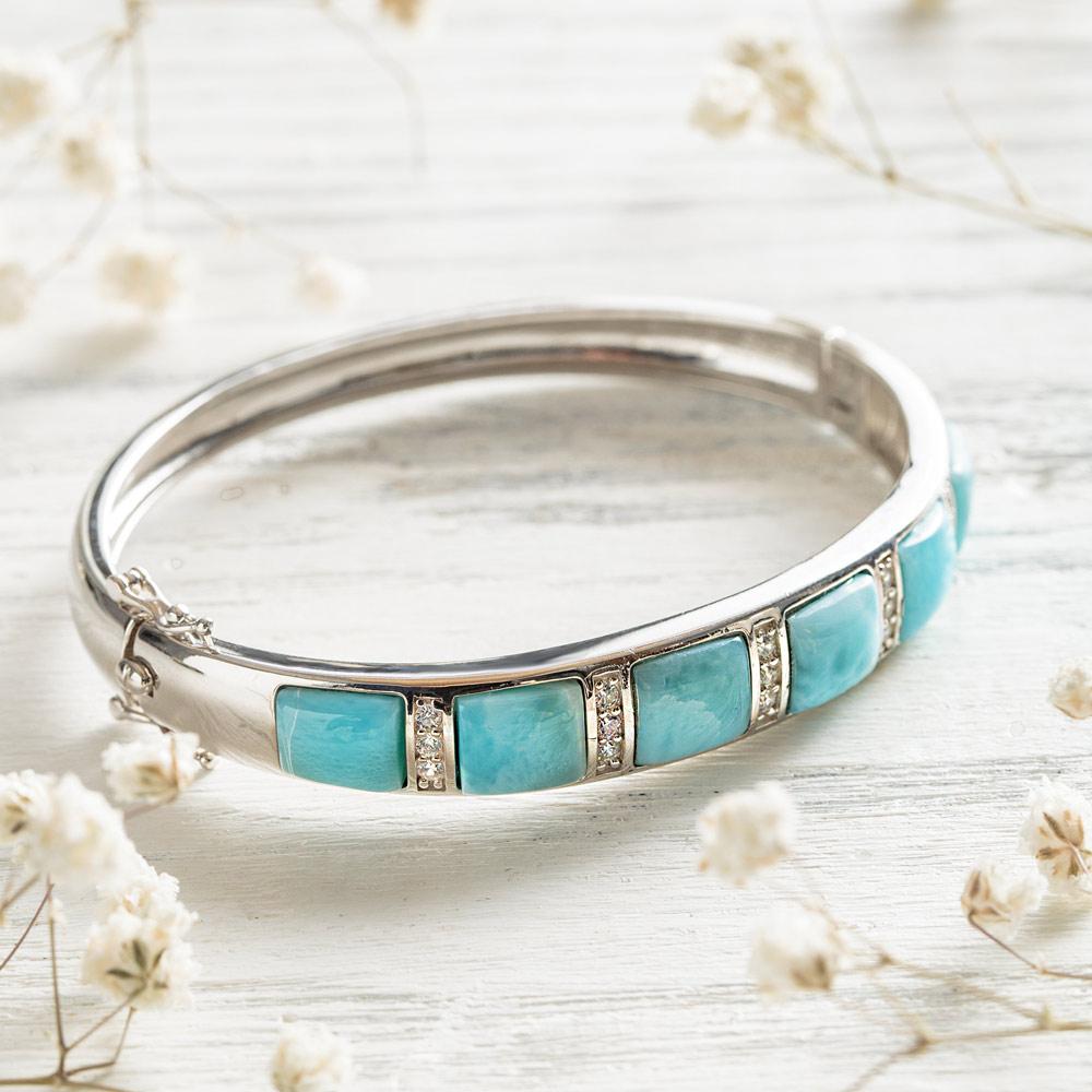 Larimar Ocean Bracelet