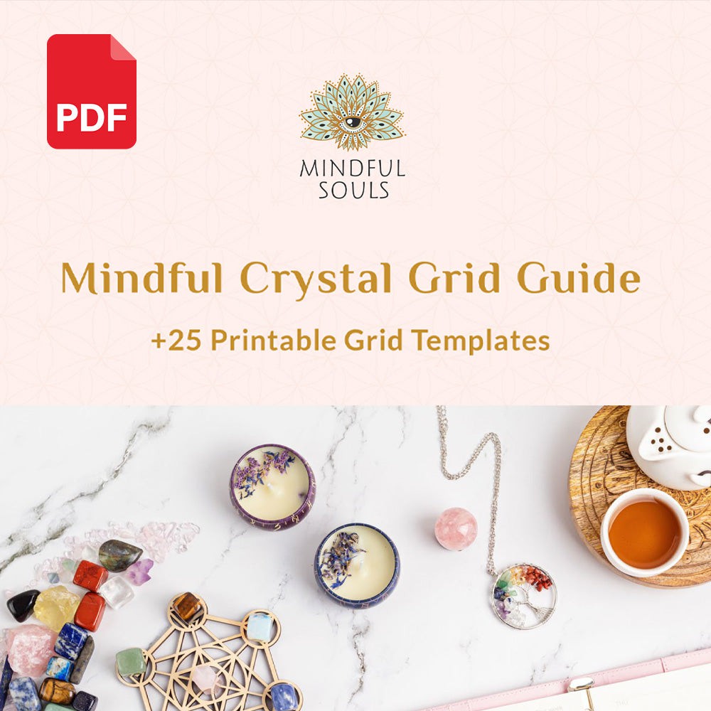 Mindful Crystal Grid Guide eBook (+25 Printable Templates)