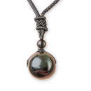 Obsidian Stone Necklace - FREE GIFT