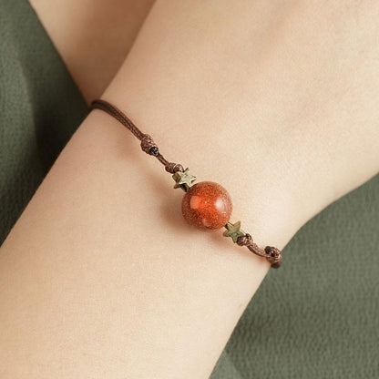 Red Goldstone Bracelet