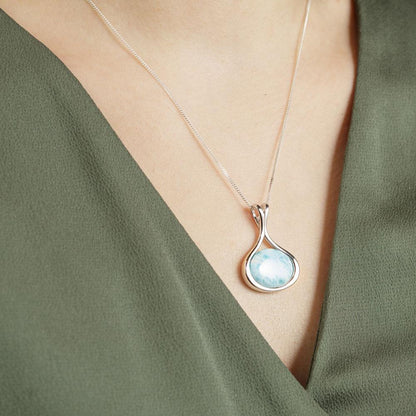 Larimar Mermaid Necklace