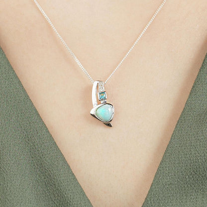 Larimar Trinity Necklace