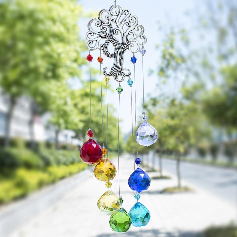 Crystal Glass Wind Chimes