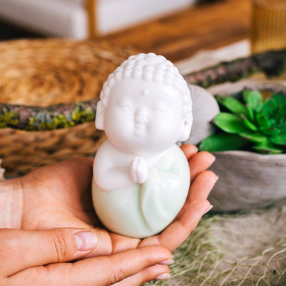 Welcoming Buddha Statue Figurine