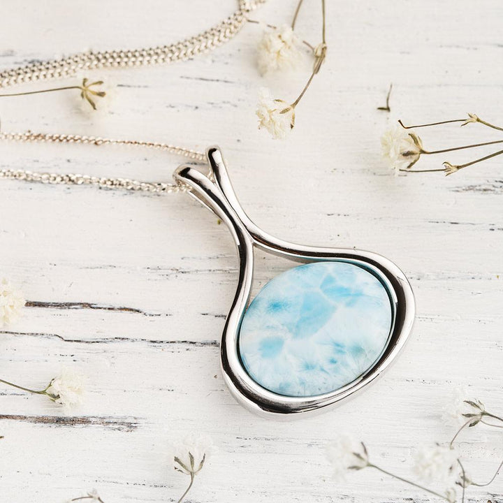 Larimar Mermaid Necklace