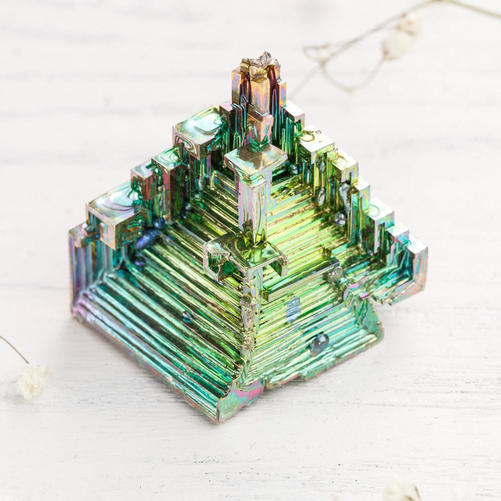 Rainbow Bismuth Crystal