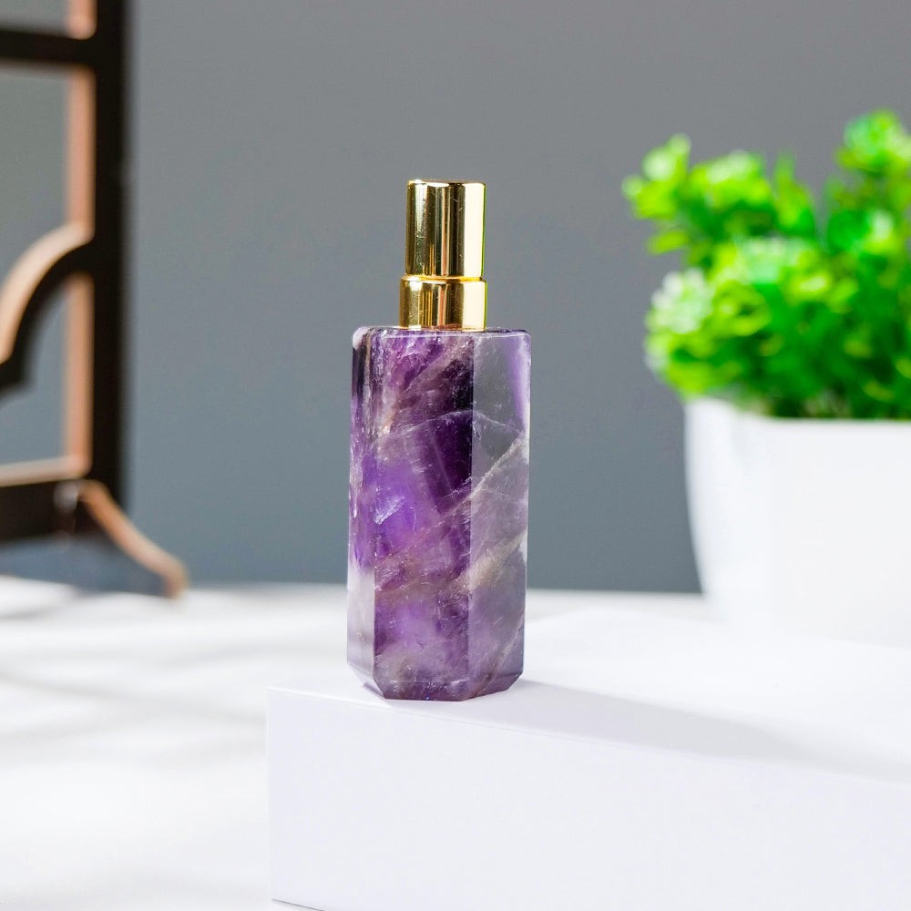 Natural Crystal Perfume Bottle