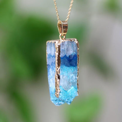 Agate Geode Necklace