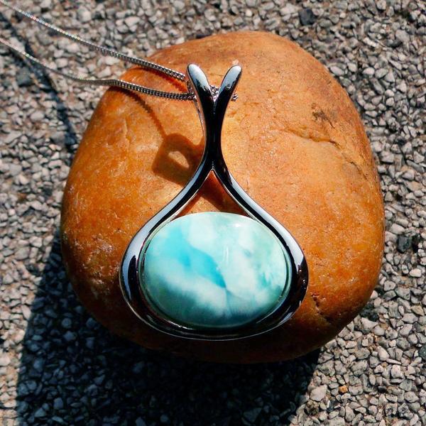 Larimar Mermaid Necklace