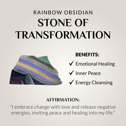 Rainbow Obsidian Lucky Bracelet