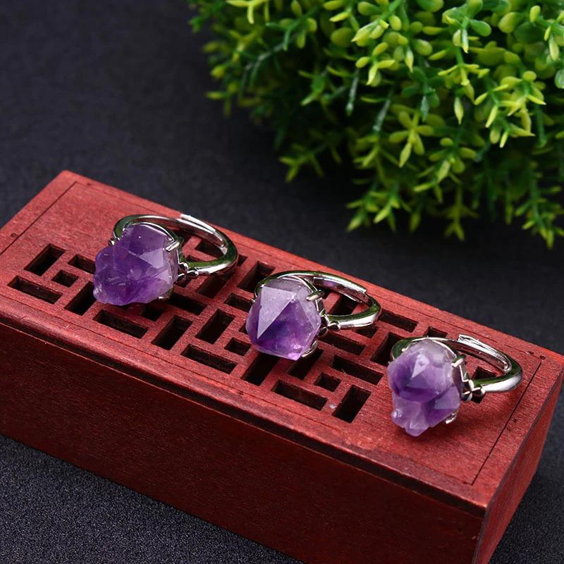 Amethyst Crystal Ring