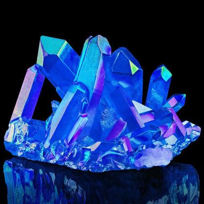 Angel Aura Quartz Crystal Cluster