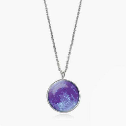 Glowing Full Moon Necklace