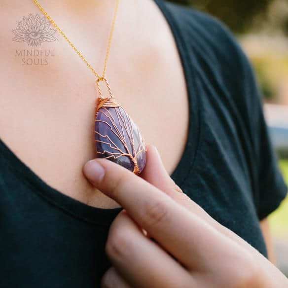 Handmade Tree Of Life Wishes Necklace