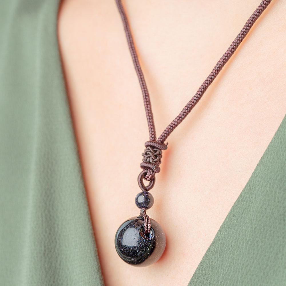 Blue Sandstone Necklace