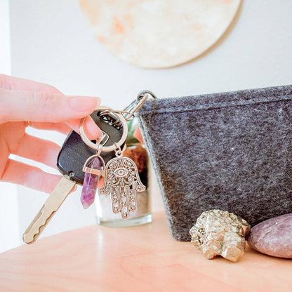 Inspiring Hamsa Hand Keychain