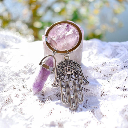 Inspiring Hamsa Hand Keychain